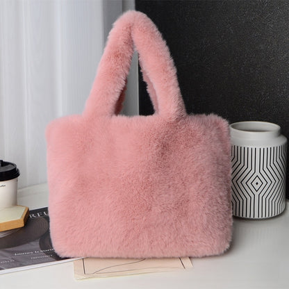 Plush Tote Bag Cherry