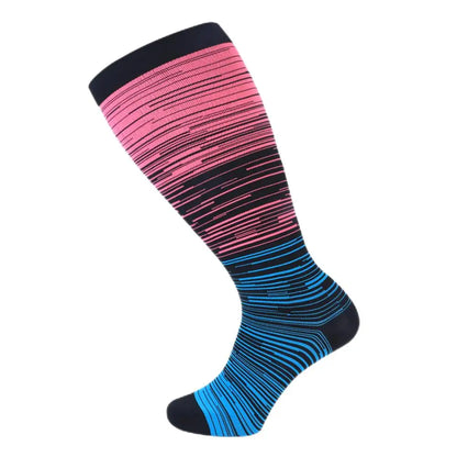 Boons™ Wide Compression Socks - Stripes