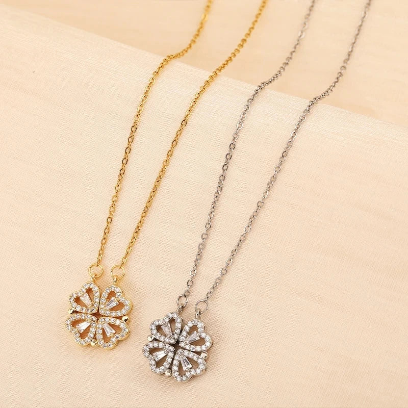 To My Daughter - Leaf Clover Necklace