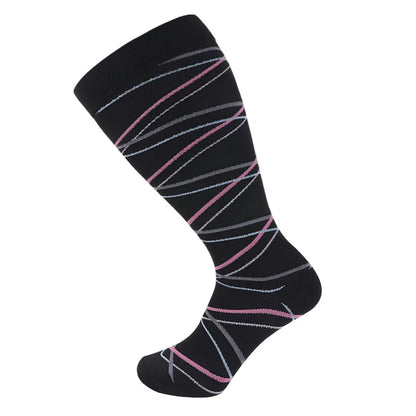 Boons™ Wide Compression Socks - Stripes