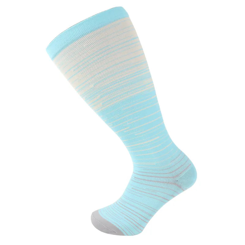 Boons™ Wide Compression Socks - Stripes