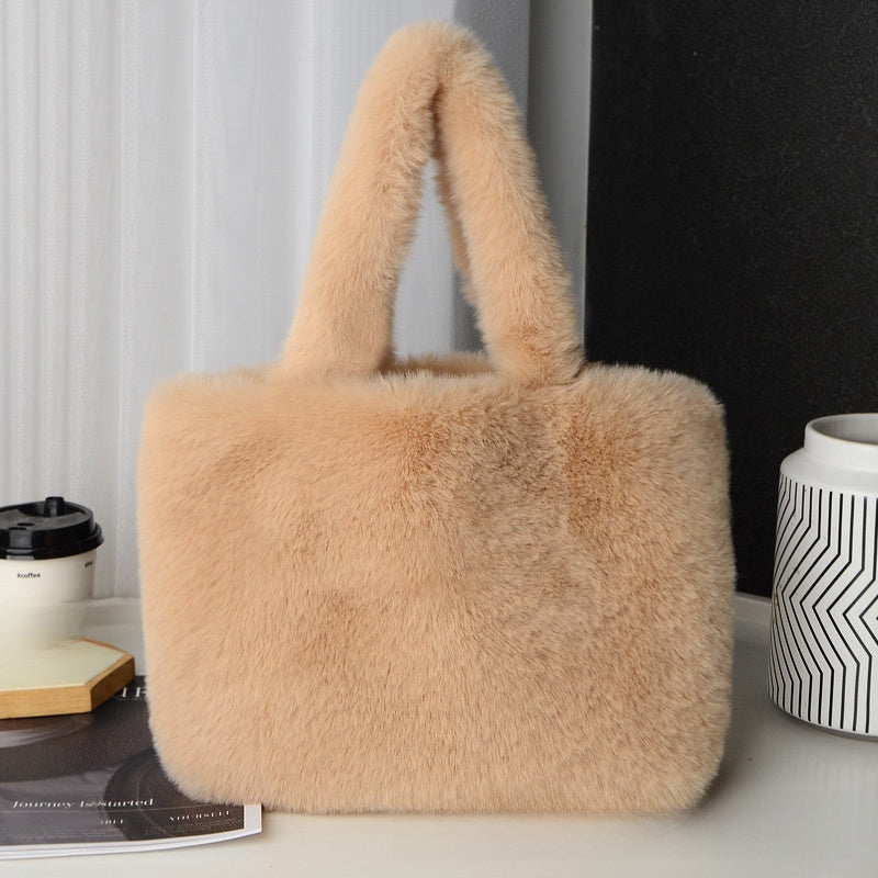 Plush Tote Bag Cherry